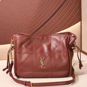 Saint Laurent Niki Messenger Bag Medium Red Gold Hardware Exact Size Unknown 201