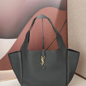 Saint Laurent Shopping Tote Bag Large Red Gold Hardware Exact Size Unknown 132