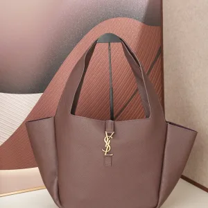Saint Laurent Shopping Tote Bag Large Red Gold Hardware Exact Size Unknown 135