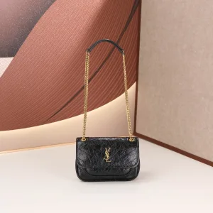 Saint Laurent Shopping Tote Bag Large Red Gold Hardware Exact Size Unknown 246