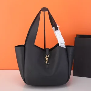 Saint Laurent Shopping Tote Bag Large Tan Gold Hardware Exact Size Unknown 018