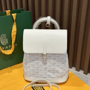 Goyard Alpin Mini Backpack Small White 23cm 2