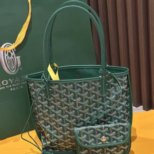 Goyard Anjou Mini Tote Bag Small Green 20cm