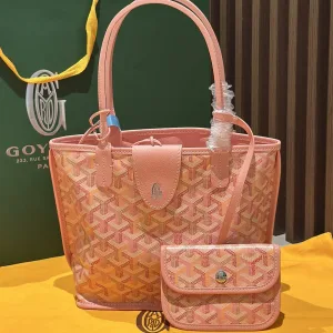 Goyard Anjou Mini Tote Bag Small Pink 20cm