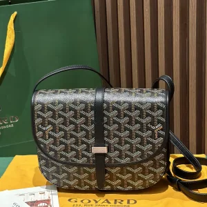 Goyard Belvedere PM Messenger Bag Small Black 22cm