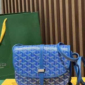 Goyard Belvedere PM Messenger Bag Small Blue 22cm