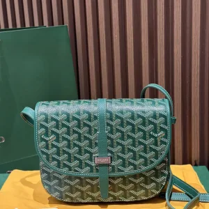 Goyard Belvedere PM Messenger Bag Small Green 22cm 2