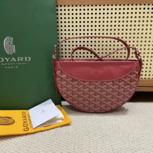 Goyard Boheme Hobo Bag Small Red 25cm