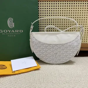 Goyard Boheme Hobo Bag Small White 25cm
