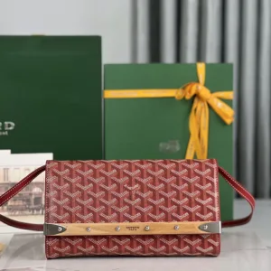 Goyard Plumet Pocket Wallet Small Pink 20cm