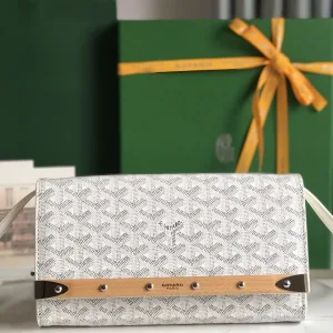 Goyard Plumet Pocket Wallet Small White 20cm