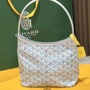 Goyard Rouette Hobo Bag Small White 22cm