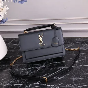 Saint Laurent Kate Chain Bag Small Gray Gold Hardware Exact Size Unknown 207
