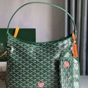 Goyard Rouette Shoulder Bag Medium Green 28cm
