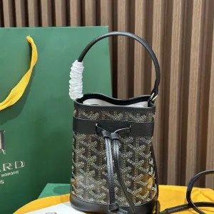 Goyard Saigon Mini Bucket Bag Small Black 20cm