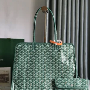 Goyard Saint Louis PM Tote Bag Medium Green 34cm