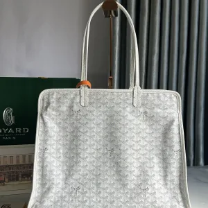 Goyard Saint Louis PM Tote Bag Medium White 34cm 2