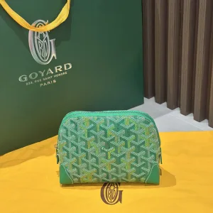 Goyard Senat Pouch Mini Green 16cm