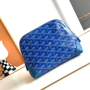 Goyard Senat Pouch Small Blue 20cm