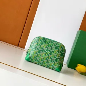 Goyard Senat Pouch Small Green 20cm