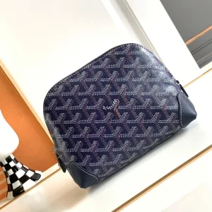 Goyard Senat Pouch Small Navy 20cm
