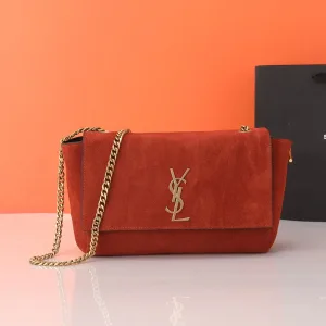 Saint Laurent Kate Chain Bag Small Red Gold Hardware Exact Size Unknown 011