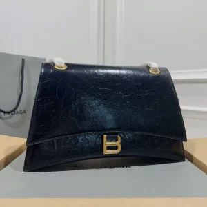 Balenciaga Rodeo Chain Shoulder Large Black 33cm
