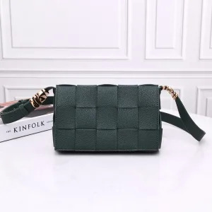 Bottega Veneta Cassette Camera Bag Small Green 19cm