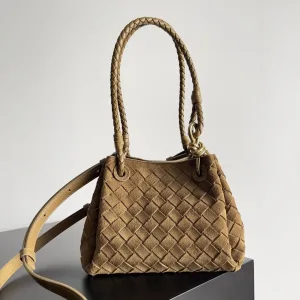 Bottega Veneta Hop Shoulder Bag Medium Gold 32cm