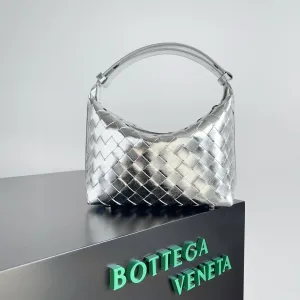 Bottega Veneta Jodie Hobo Small Silver 28cm
