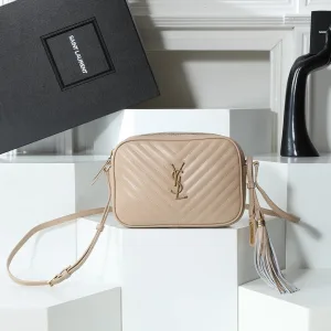 Saint Laurent Camera Bag Small Gray Gold Hardware Exact Size Unknown 117