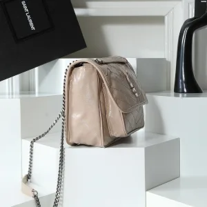 Saint Laurent Camera Bag Small Gray Silver Hardware Exact Size Unknown 259