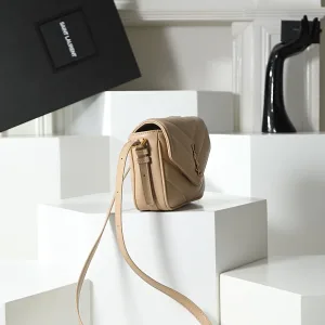 Saint Laurent LouLou Shoulder Bag Medium Tan Gold Hardware Exact Size Unknown 261