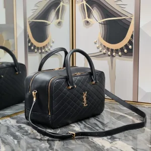 Saint Laurent Sac De Jour Satchel Medium Black Gold Hardware Exact Size Unknown 047