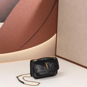 Saint Laurent Shopping Tote Bag Large Red Gold Hardware Exact Size Unknown 246