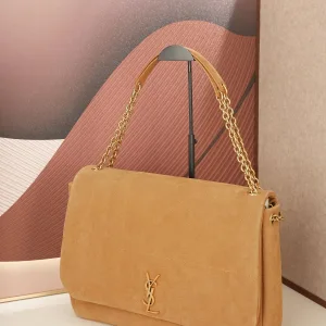 Saint Laurent Shopping Tote Bag Large Tan Gold Hardware Exact Size Unknown 136