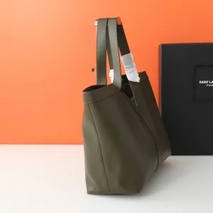 Saint Laurent Shopping Tote Bag Large Tan Gold Hardware Exact Size Unknown 249