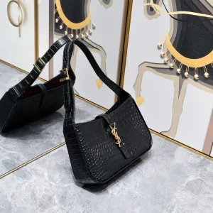 Saint Laurent Shoulder Bag Medium Black Gold Hardware Exact Size Unknown 060