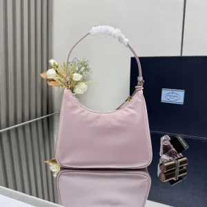 Prada Mini Hobo Small Pink Gold Hardware