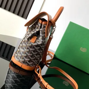 Goyard Alpin Mini Backpack Small Black Orange 23cm