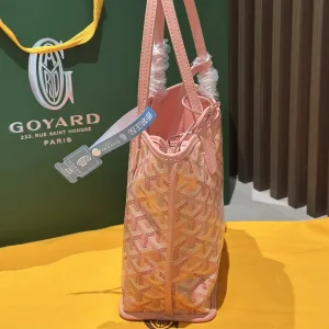 Goyard Anjou Mini Tote Bag Small Pink 20cm