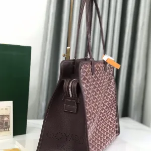 Goyard Artois PM Tote Bag Medium Burgundy 34cm