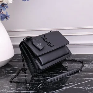 Saint Laurent Kate Chain Bag Small Gray Black Hardware Exact Size Unknown 223