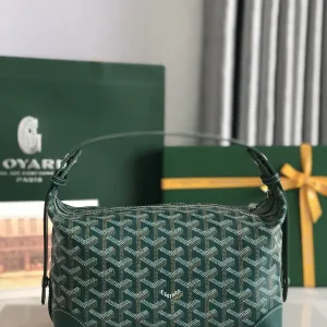Goyard Boeing 25 Toiletry Bag Small Green 25cm