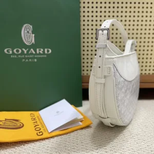 Goyard Boheme Hobo Bag Small White 25cm