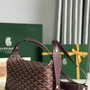 Goyard Croisiere Shoulder Bag Medium Burgundy 28cm