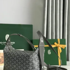 Goyard Croisiere Shoulder Bag Medium Grey 28cm