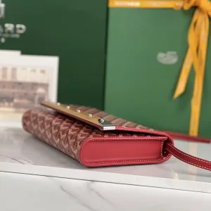 Goyard Plumet Pocket Wallet Small Pink 20cm