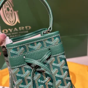 Goyard Saigon Mini Bucket Bag Small Green 20cm