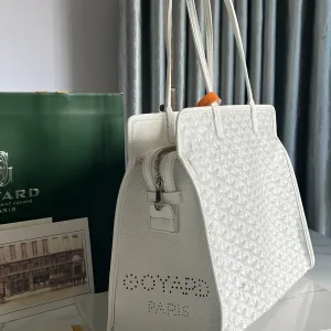 Goyard Saint Louis PM Tote Bag Medium White 34cm 2